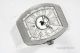 AB Factory V3 Copy Franck Muller Vanguard Classical Diamond-set Watch White Gummy Strap (2)_th.jpg